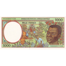 P202Eb Cameroon - 1000 Francs Year 1994 P202Eb Cameroon - 1000 Francs Year 1994